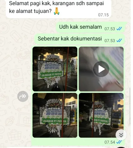 Pengiriman Papan Bunga Selamat Universitas Atma Jaya