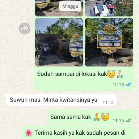 Pengiriman Papan Bunga Duka Universitas Atma Jaya