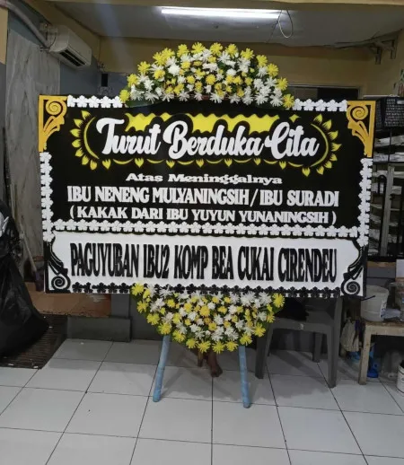 Papan Bunga Duka Universitas Atma Jaya