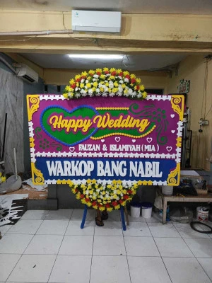 Papan Bunga di Universitas Atma Jaya