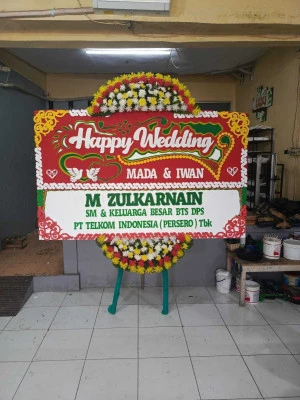 Papan Bunga di Universitas Atma Jaya
