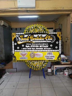Papan Bunga di Universitas Atma Jaya