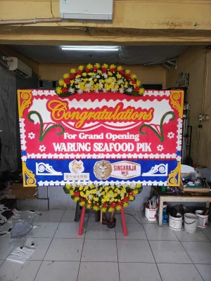 Papan Bunga di Universitas Atma Jaya