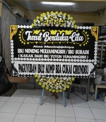 Papan Bunga di Universitas Atma Jaya