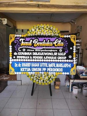 Papan Bunga di Universitas Atma Jaya
